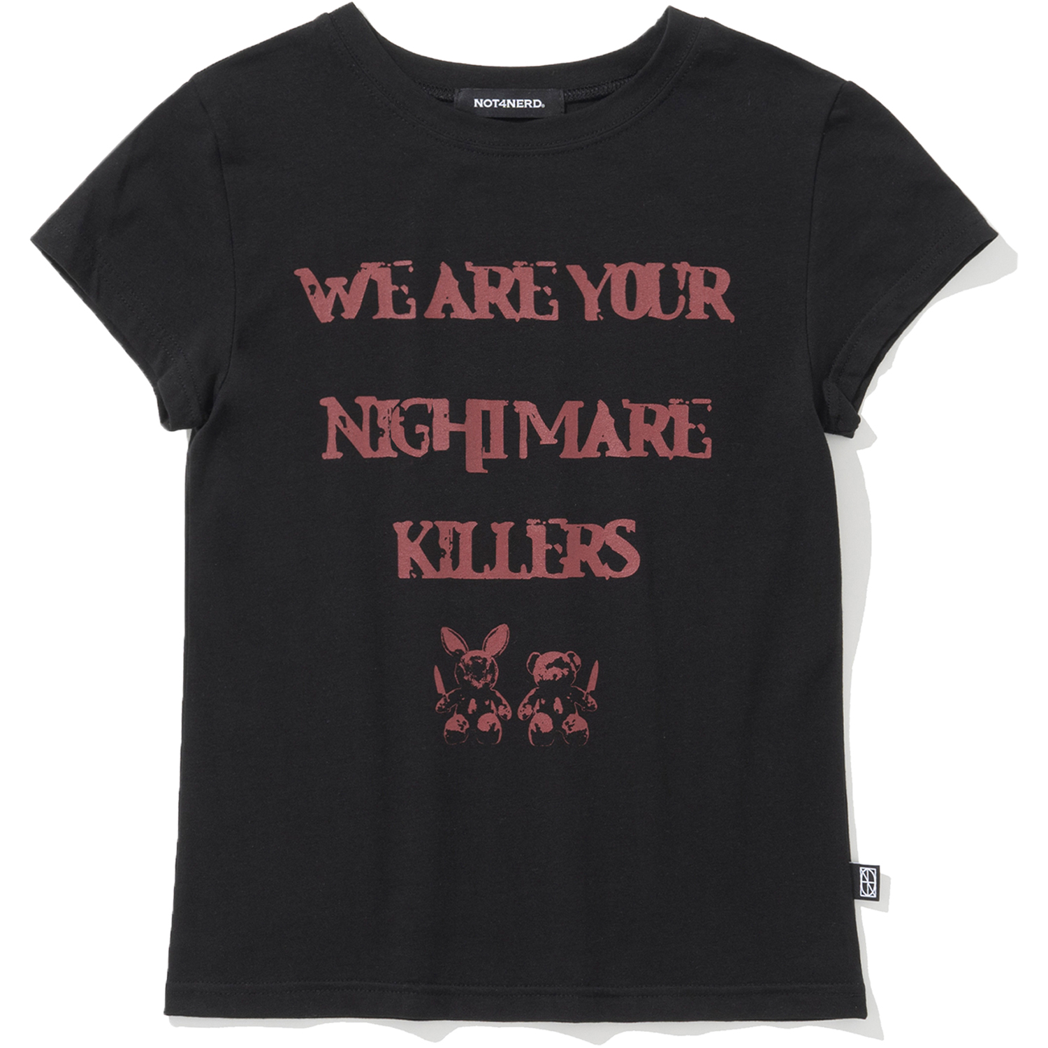 W 2Killers T-Shirts - Black,NOT4NERD